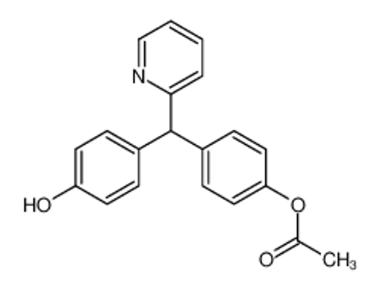Picture of [4-[(4-hydroxyphenyl)-pyridin-2-ylmethyl]phenyl] acetate