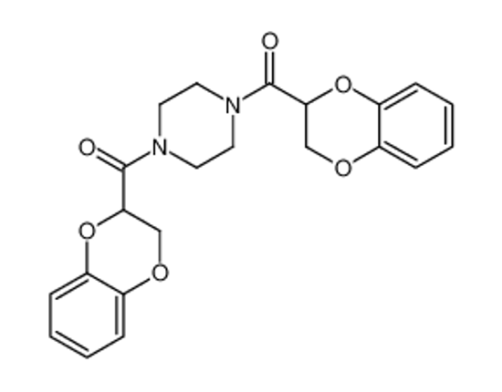 Picture of [4-(2,3-dihydro-1,4-benzodioxine-3-carbonyl)piperazin-1-yl]-(2,3-dihydro-1,4-benzodioxin-3-yl)methanone