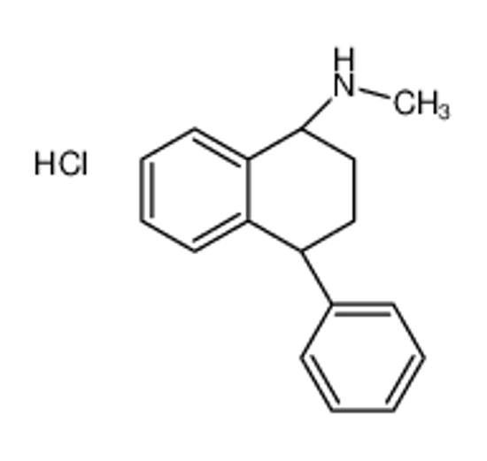 Imagem de (1S,4S)-N-Methyl-4-phenyl-1,2,3,4-tetrahydro-1-naphthalenamine hy drochloride (1:1)