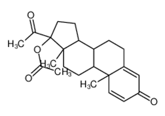 Изображение [(8R,9S,10R,13S,14S,17R)-17-acetyl-10,13-dimethyl-3-oxo-7,8,9,11,12,14,15,16-octahydro-6H-cyclopenta[a]phenanthren-17-yl] acetate