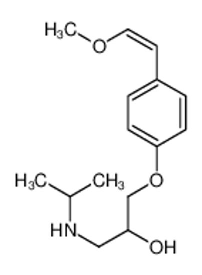 Изображение 1-(Isopropylamino)-3-{4-[(E)-2-methoxyvinyl]phenoxy}-2-propanol