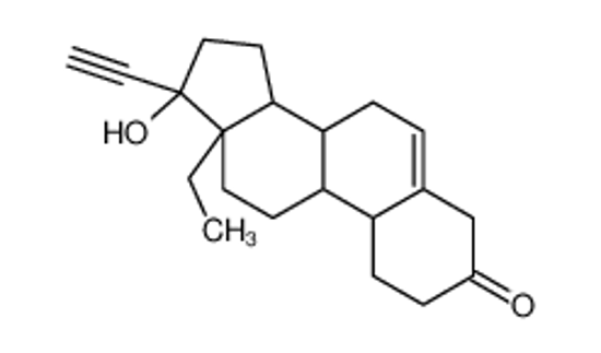 Picture of (8R,9S,10R,13R,14S,17R)-13-ethyl-17-ethynyl-17-hydroxy-1,2,4,7,8,9,10,11,12,14,15,16-dodecahydrocyclopenta[a]phenanthren-3-one