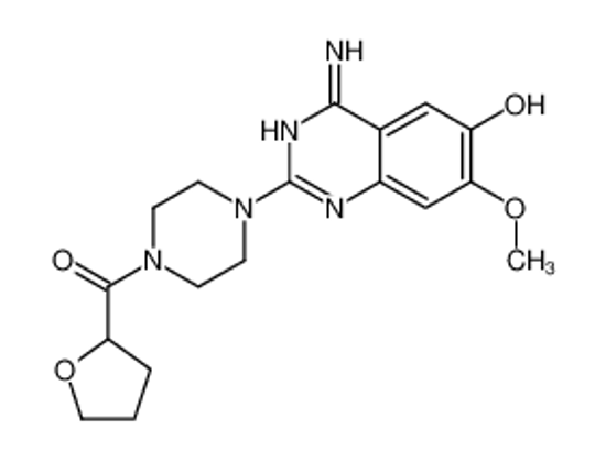 Picture of [4-(4-amino-6-hydroxy-7-methoxyquinazolin-2-yl)piperazin-1-yl]-(oxolan-2-yl)methanone