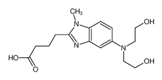 Picture of 4-[5-[bis(2-hydroxyethyl)amino]-1-methylbenzimidazol-2-yl]butanoic acid