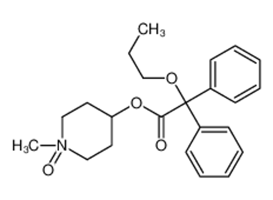 Picture of (1-methyl-1-oxidopiperidin-1-ium-4-yl) 2,2-diphenyl-2-propoxyacetate