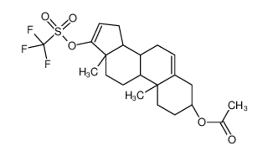 Изображение [(3R,8R,9S,10R,13S,14S)-10,13-dimethyl-17-(trifluoromethylsulfonyloxy)-2,3,4,7,8,9,11,12,14,15-decahydro-1H-cyclopenta[a]phenanthren-3-yl] acetate
