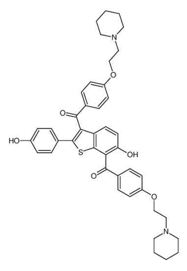 Picture of 7-[4-(2-Piperidinyl)ethoxy]benzoyl Raloxifene