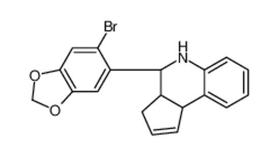 Picture of (3aR,4R,9bS)-4-(6-bromo-1,3-benzodioxol-5-yl)-3a,4,5,9b-tetrahydro-3H-cyclopenta[c]quinoline