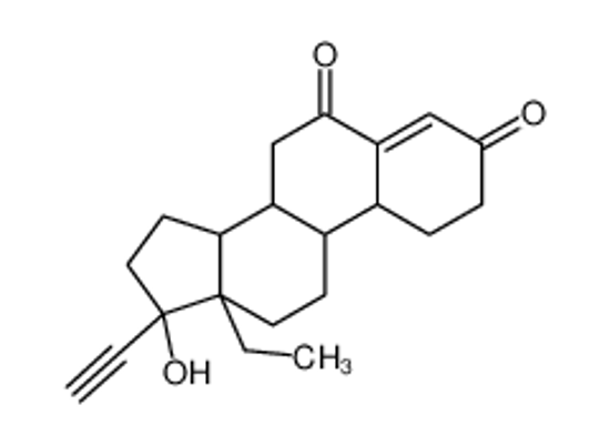 Picture of (8R,9S,10R,13S,14S,17R)-13-ethyl-17-ethynyl-17-hydroxy-2,7,8,9,10,11,12,14,15,16-decahydro-1H-cyclopenta[a]phenanthrene-3,6-dione