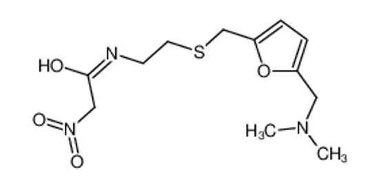 Picture of N-[2-[[5-[(dimethylamino)methyl]furan-2-yl]methylsulfanyl]ethyl]-2-nitroacetamide