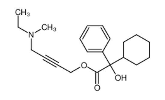 Picture of 4-[ethyl(methyl)amino]but-2-ynyl 2-cyclohexyl-2-hydroxy-2-phenylacetate
