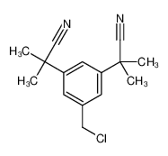 Picture of 2-[3-(chloromethyl)-5-(2-cyanopropan-2-yl)phenyl]-2-methylpropanenitrile