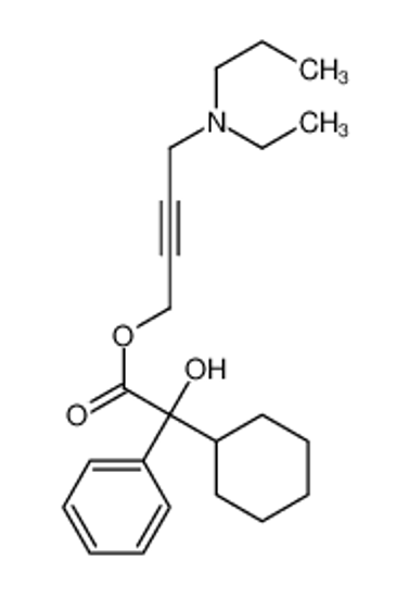 Изображение 4-[ethyl(propyl)amino]but-2-ynyl 2-cyclohexyl-2-hydroxy-2-phenylacetate