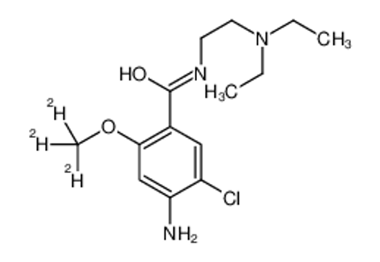 Picture of 4-amino-5-chloro-N-[2-(diethylamino)ethyl]-2-(trideuteriomethoxy)benzamide