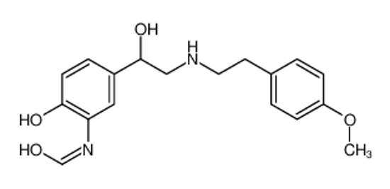 Picture of N-[2-hydroxy-5-[1-hydroxy-2-[2-(4-methoxyphenyl)ethylamino]ethyl]phenyl]formamide