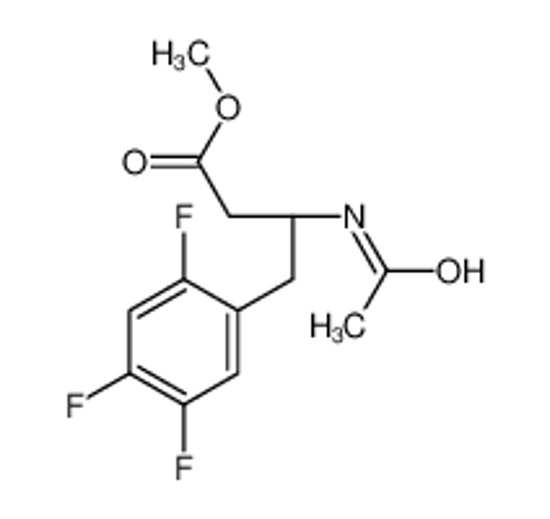 Picture of methyl (3R)-3-acetamido-4-(2,4,5-trifluorophenyl)butanoate