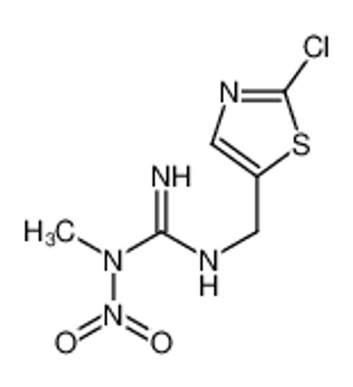 Picture of 2-[(2-chloro-1,3-thiazol-5-yl)methyl]-1-methyl-1-nitroguanidine