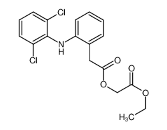 Picture of (2-ethoxy-2-oxoethyl) 2-[2-(2,6-dichloroanilino)phenyl]acetate