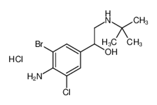 Picture of 1-(4-amino-3-bromo-5-chlorophenyl)-2-(tert-butylamino)ethanol,hydrochloride