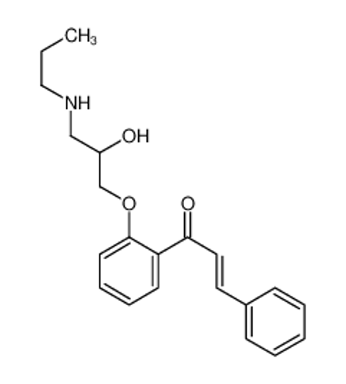 Picture of (E)-1-[2-[2-hydroxy-3-(propylamino)propoxy]phenyl]-3-phenylprop-2-en-1-one