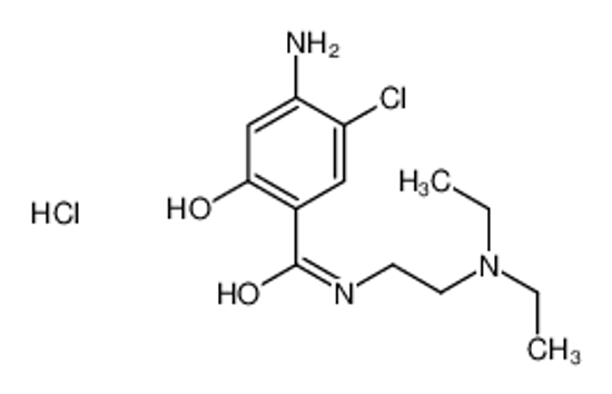Изображение 4-amino-5-chloro-N-[2-(diethylamino)ethyl]-2-hydroxybenzamide,hydrochloride