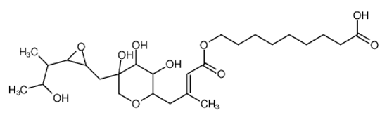 Picture of 9-[(E)-3-methyl-4-[3,4,5-trihydroxy-5-[[3-(3-hydroxybutan-2-yl)oxiran-2-yl]methyl]oxan-2-yl]but-2-enoyl]oxynonanoic acid