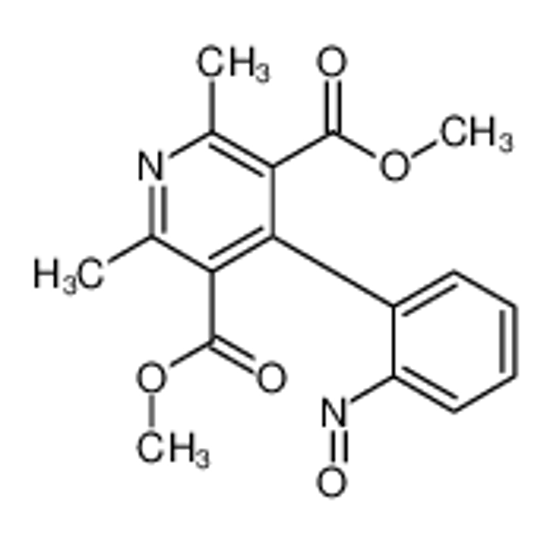 Picture of Dimethyl 2,6-dimethyl-4-(2-nitrosophenyl)-3,5-pyridinedicarboxylate