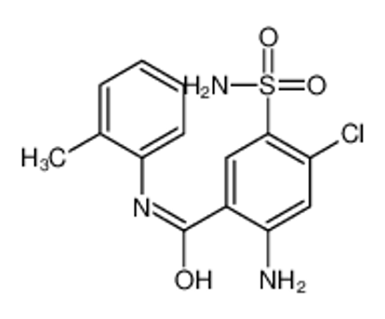Picture of 2-amino-4-chloro-N-(2-methylphenyl)-5-sulfamoylbenzamide