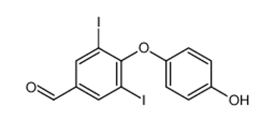 Picture of 4-(4-hydroxyphenoxy)-3,5-diiodobenzaldehyde