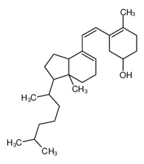 Picture of (3beta,6E)-9,10-Secocholesta-5(10),6,8-trien-3-ol