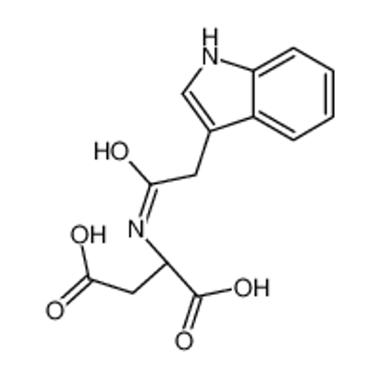 Picture of (2S)-2-[[2-(1H-indol-3-yl)acetyl]amino]butanedioic acid