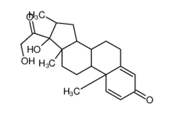Picture of (8R,9S,10R,13S,14S,16S,17R)-17-hydroxy-17-(2-hydroxyacetyl)-10,13,16-trimethyl-7,8,9,11,12,14,15,16-octahydro-6H-cyclopenta[a]phenanthren-3-one