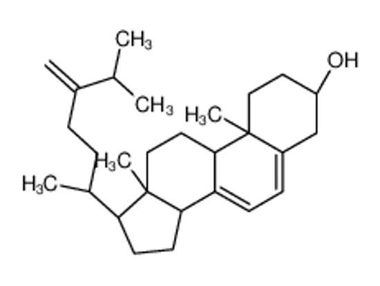 Picture of (3S,9S,10R,13R,14R,17R)-10,13-dimethyl-17-[(2R)-6-methyl-5-methylideneheptan-2-yl]-2,3,4,9,11,12,14,15,16,17-decahydro-1H-cyclopenta[a]phenanthren-3-ol