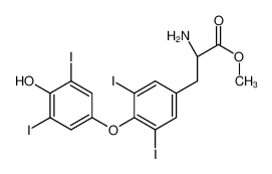 Изображение methyl (2S)-2-amino-3-[4-(4-hydroxy-3,5-diiodophenoxy)-3,5-diiodophenyl]propanoate