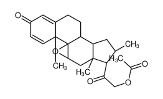 Imagem de 9beta,11beta-Epoxy-21-hydroxy-16alpha-methylpregna-1,4-diene-3,20-dione 21-acetate