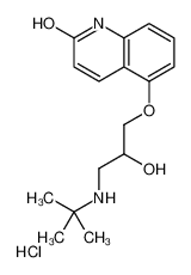 Picture of 5-[3-(tert-butylamino)-2-hydroxypropoxy]-1H-quinolin-2-one,hydrochloride