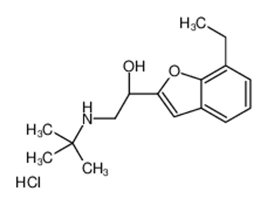 Picture of (1S)-2-(tert-butylamino)-1-(7-ethyl-1-benzofuran-2-yl)ethanol,hydrochloride