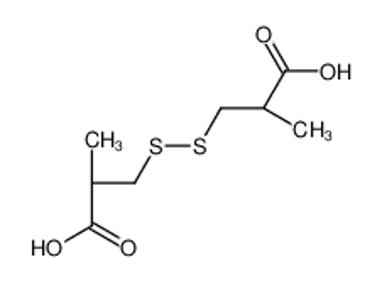 Picture of (2S)-3-[[(2S)-2-carboxypropyl]disulfanyl]-2-methylpropanoic acid
