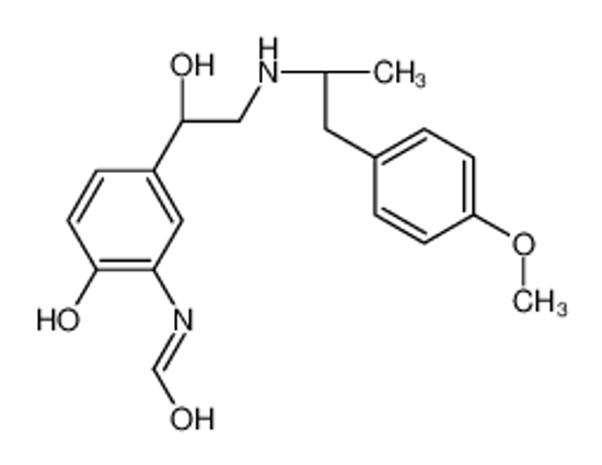 Picture of N-[2-hydroxy-5-[(1S)-1-hydroxy-2-[[(2R)-1-(4-methoxyphenyl)propan-2-yl]amino]ethyl]phenyl]formamide