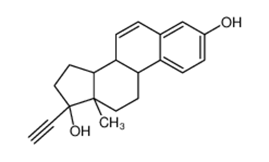 Изображение (8R,9S,13S,14S,17R)-17-ethynyl-13-methyl-9,11,12,14,15,16-hexahydro-8H-cyclopenta[a]phenanthrene-3,17-diol