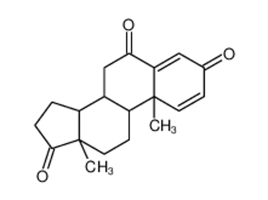 Picture of (8R,9S,10R,13S,14S)-10,13-dimethyl-7,8,9,11,12,14,15,16-octahydrocyclopenta[a]phenanthrene-3,6,17-trione