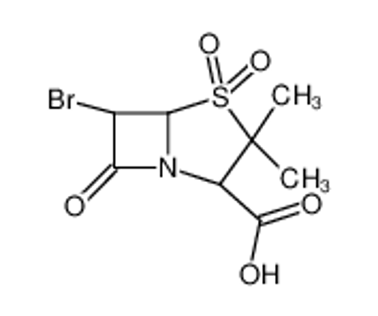 Imagem de (2S,5R,6R)-6-bromo-3,3-dimethyl-4,4,7-trioxo-4λ<sup>6</sup>-thia-1-azabicyclo[3.2.0]heptane-2-carboxylic acid