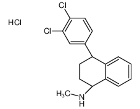 Picture of (1R,4R)-4-(3,4-dichlorophenyl)-N-methyl-1,2,3,4-tetrahydronaphthalen-1-amine,hydrochloride