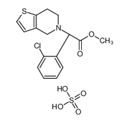 Изображение (R)-Methyl 2-(2-chlorophenyl)-2-(6,7-dihydrothieno[3,2-c]pyridin-5(4H)-yl)acetate sulfate
