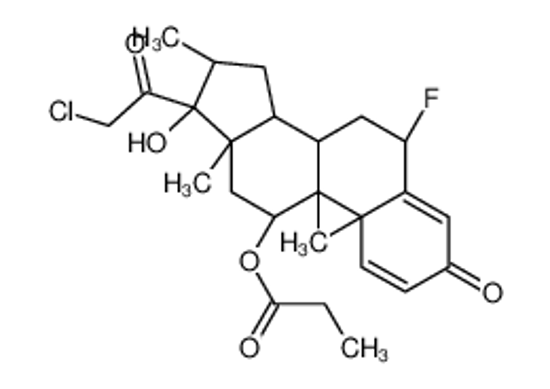 Picture of [(6S,8S,9R,10S,11S,13S,14S,16S,17R)-17-(2-chloroacetyl)-6,9-difluoro-17-hydroxy-10,13,16-trimethyl-3-oxo-6,7,8,11,12,14,15,16-octahydrocyclopenta[a]phenanthren-11-yl] propanoate