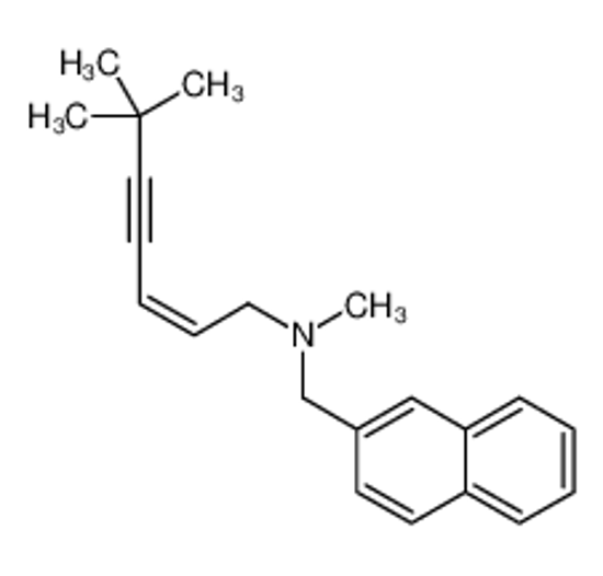 Picture of (E)-N,6,6-trimethyl-N-(naphthalen-2-ylmethyl)hept-2-en-4-yn-1-amine