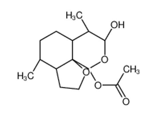 Picture of [(3aS,4R,6aS,7R,10R,10aR)-8-hydroxy-4,7-dimethyl-2,3,3a,4,5,6,6a,7,8,10-decahydrofuro[3,2-i]isochromen-10-yl] acetate