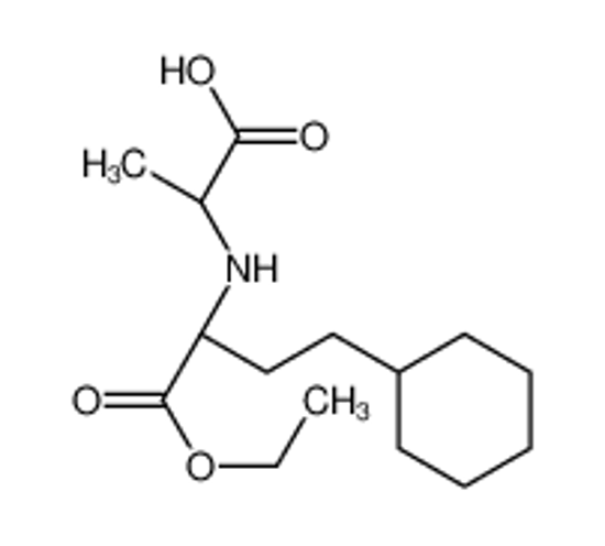 Picture of (2S)-2-[[(2S)-4-cyclohexyl-1-ethoxy-1-oxobutan-2-yl]amino]propanoic acid