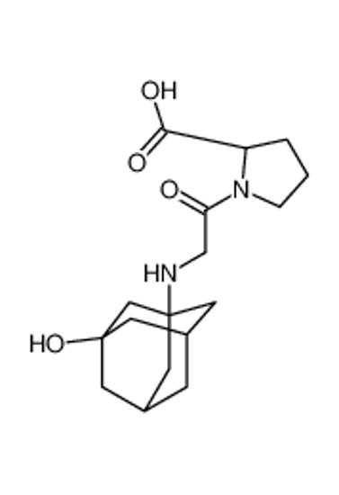 Изображение (2S)-1-[2-[(3-hydroxy-1-adamantyl)amino]acetyl]pyrrolidine-2-carboxylic acid