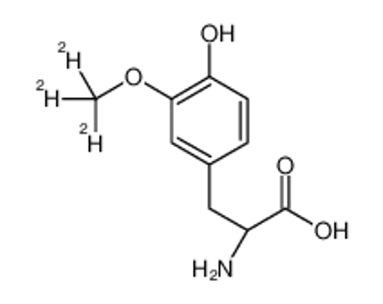 Imagem de (2R)-2-amino-3-[4-hydroxy-3-(trideuteriomethoxy)phenyl]propanoic acid